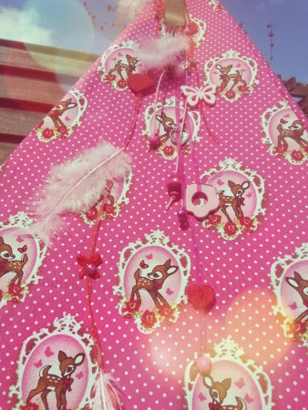 Roze tent Hertjes