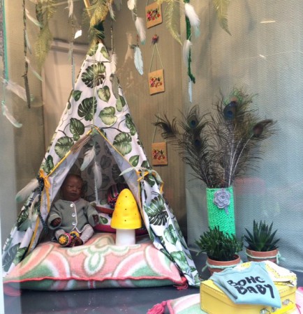 Wigwam Jungle in de etalage van Noahs in Utrecht!